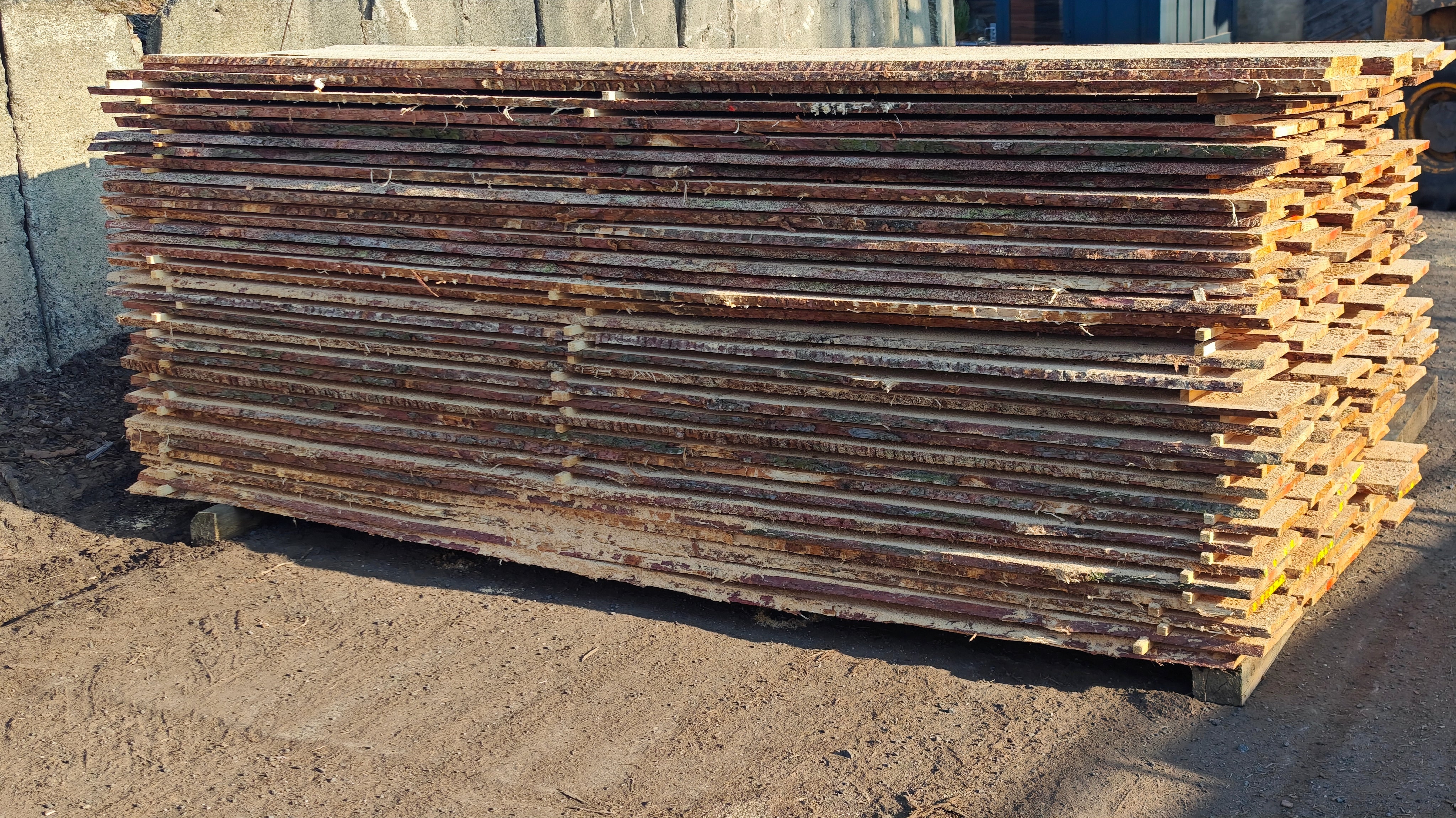 Schwarten Lärche Rangerzaun Bonanzabretter