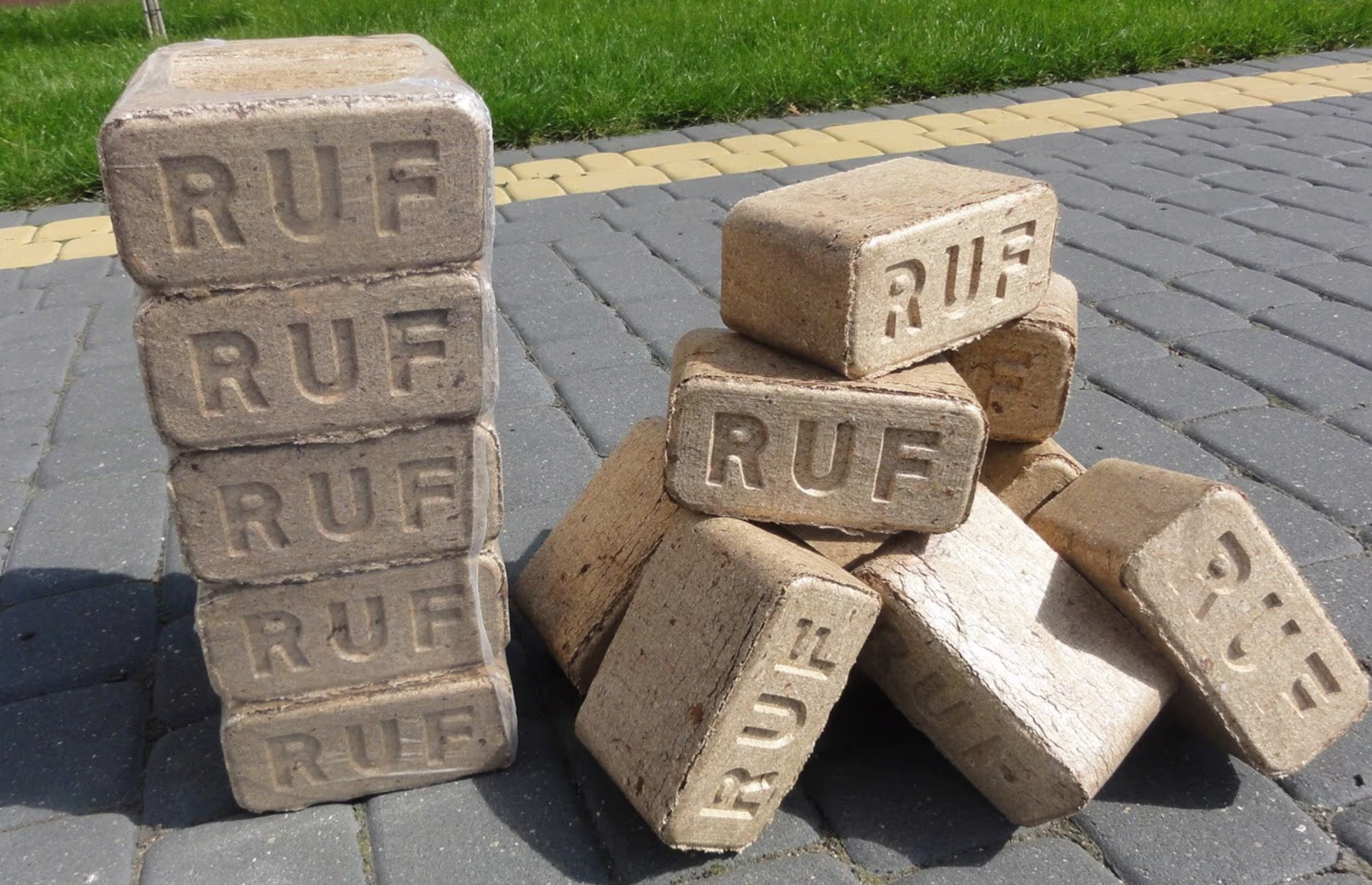 RUF BRIKETTS Hartholz 960kg Feuerholz Brennholz Kamin Ofen kostenloser Versand