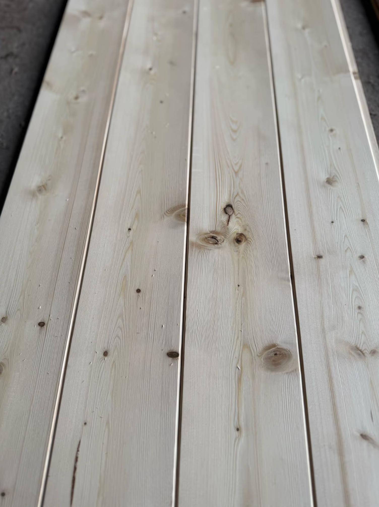 Fichte Profilbretter, Softline / Rundkante 14 x 121 x 3600mm gehobelt