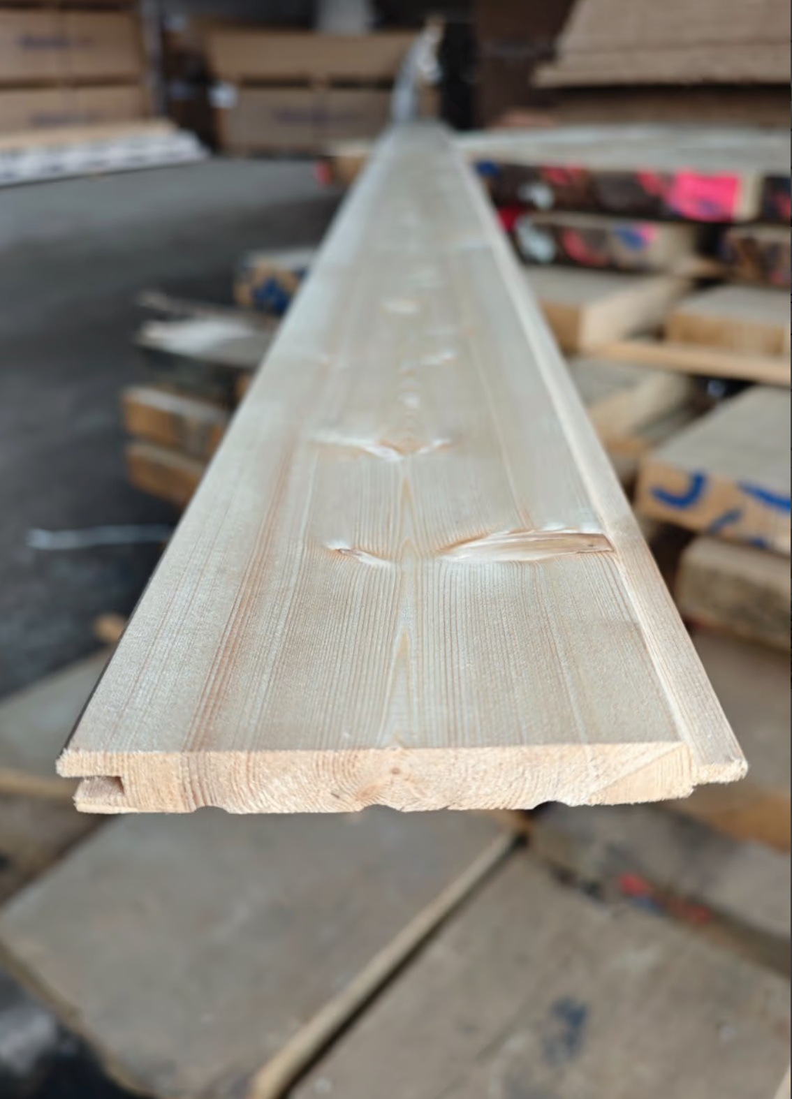 Fichte Profilbretter, Softline / Rundkante 14 x 121 x 3600mm gehobelt