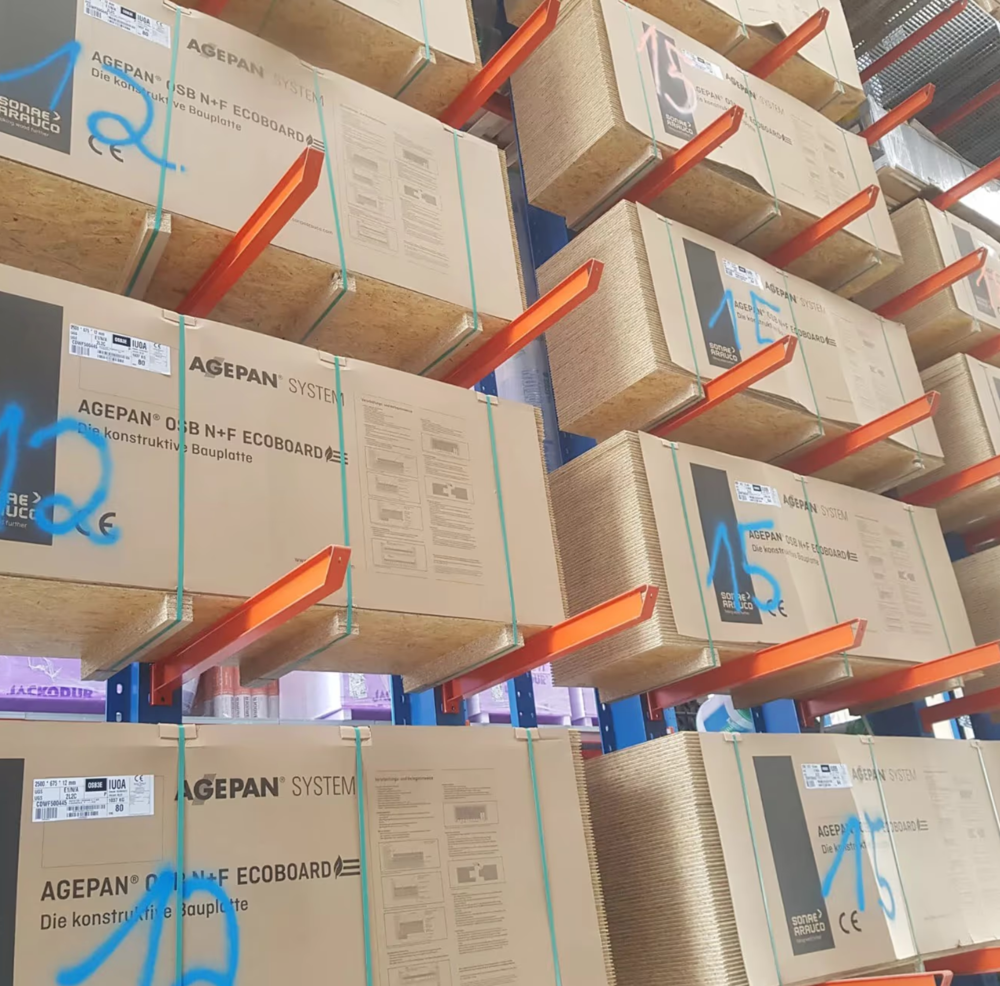 AGEPAN OSB-3 Verlegeplatten E1 gefertigt nach EN 300 ungeschliffen