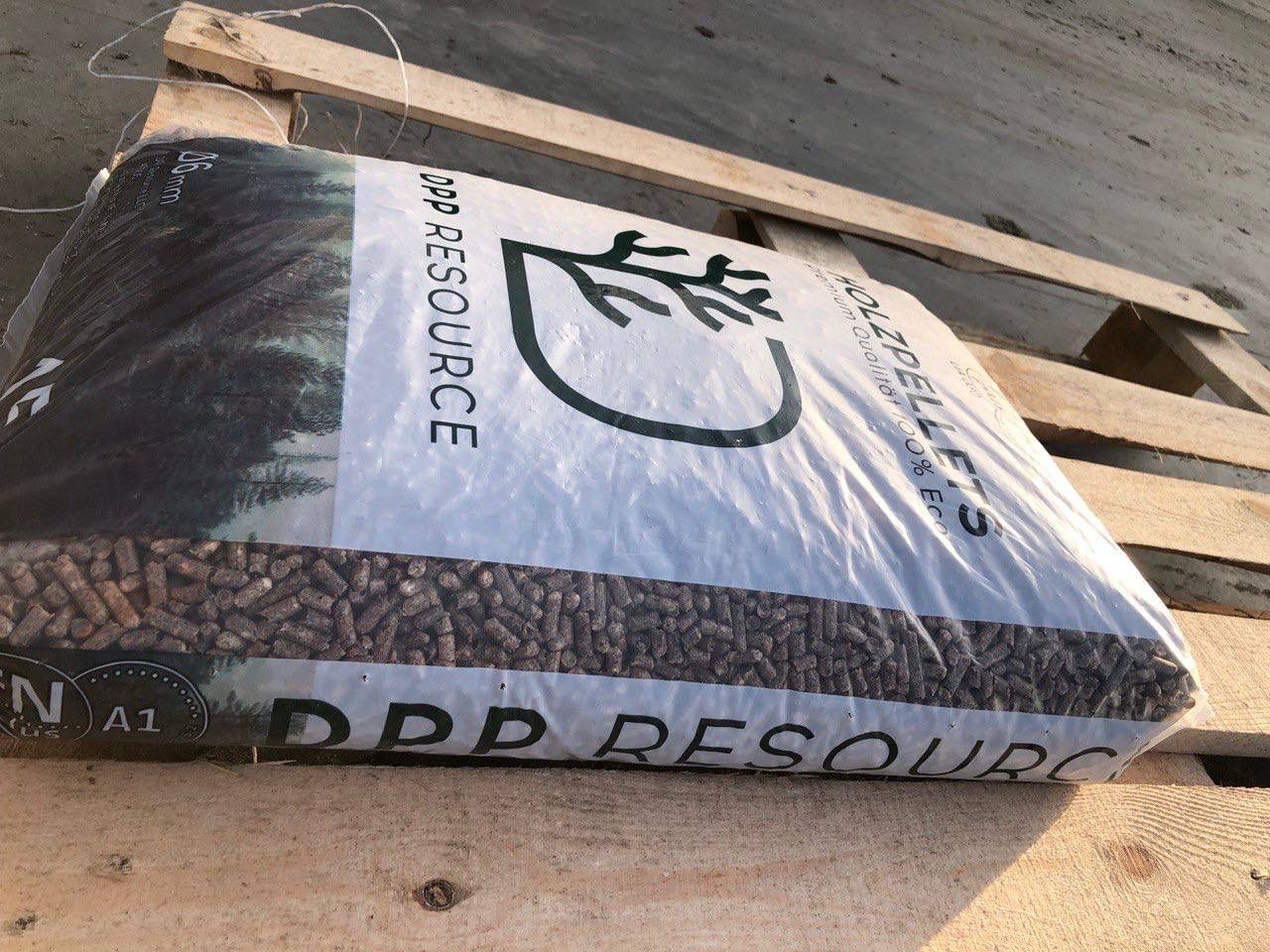 DPP Resource Holzpellets 442€/t 70 Sack a 15kg