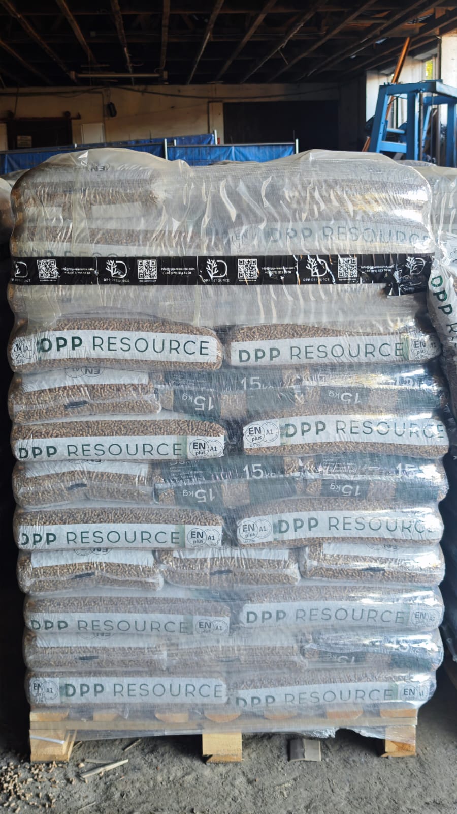 DPP Resource Holzpellets 442€/t 70 Sack a 15kg