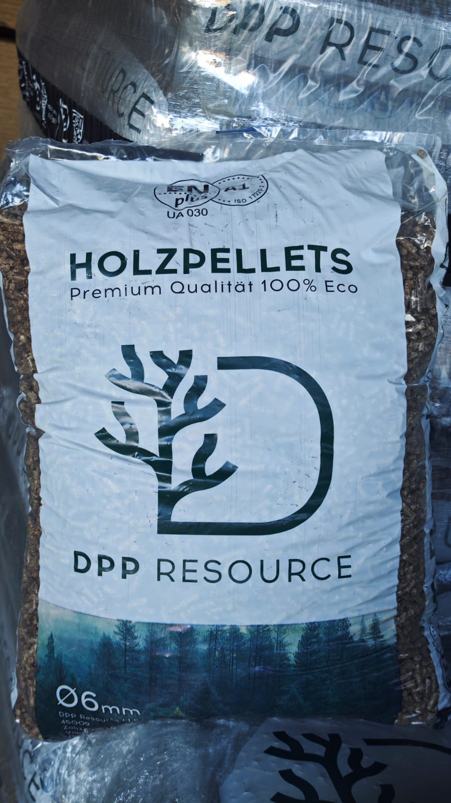 ab 425€ DPP Resource Holzpellets 1050kg 70 Sack a 15kg