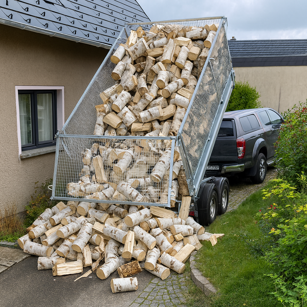Birke Brennholz (variable Längen) 8RM/15RM/30RM/40RM