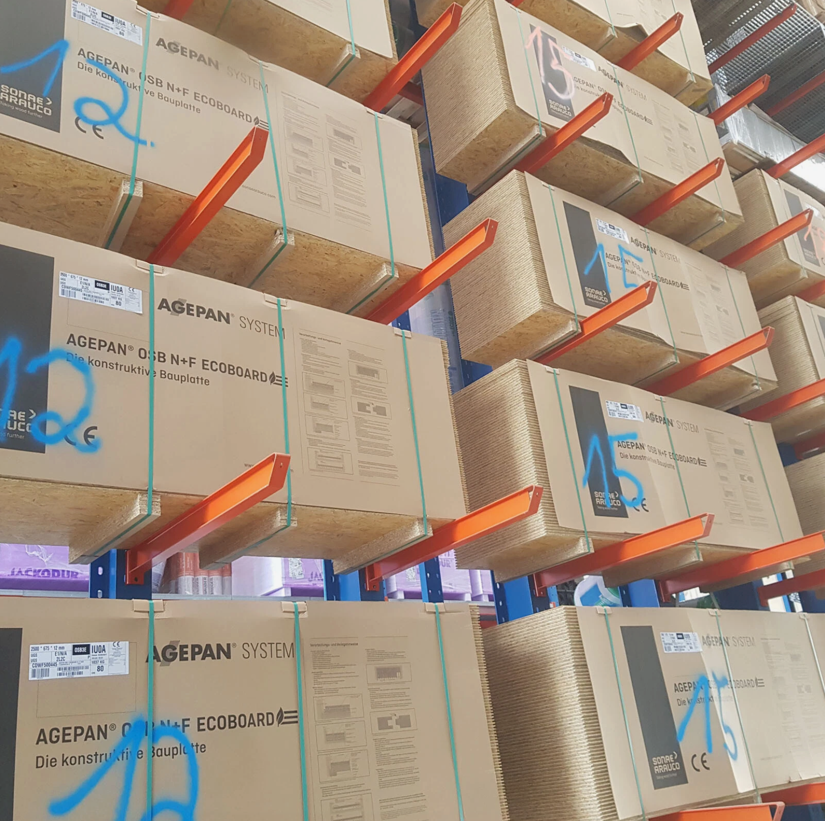 AGEPAN Ecoboard OSB 3 verschiedene Stärken