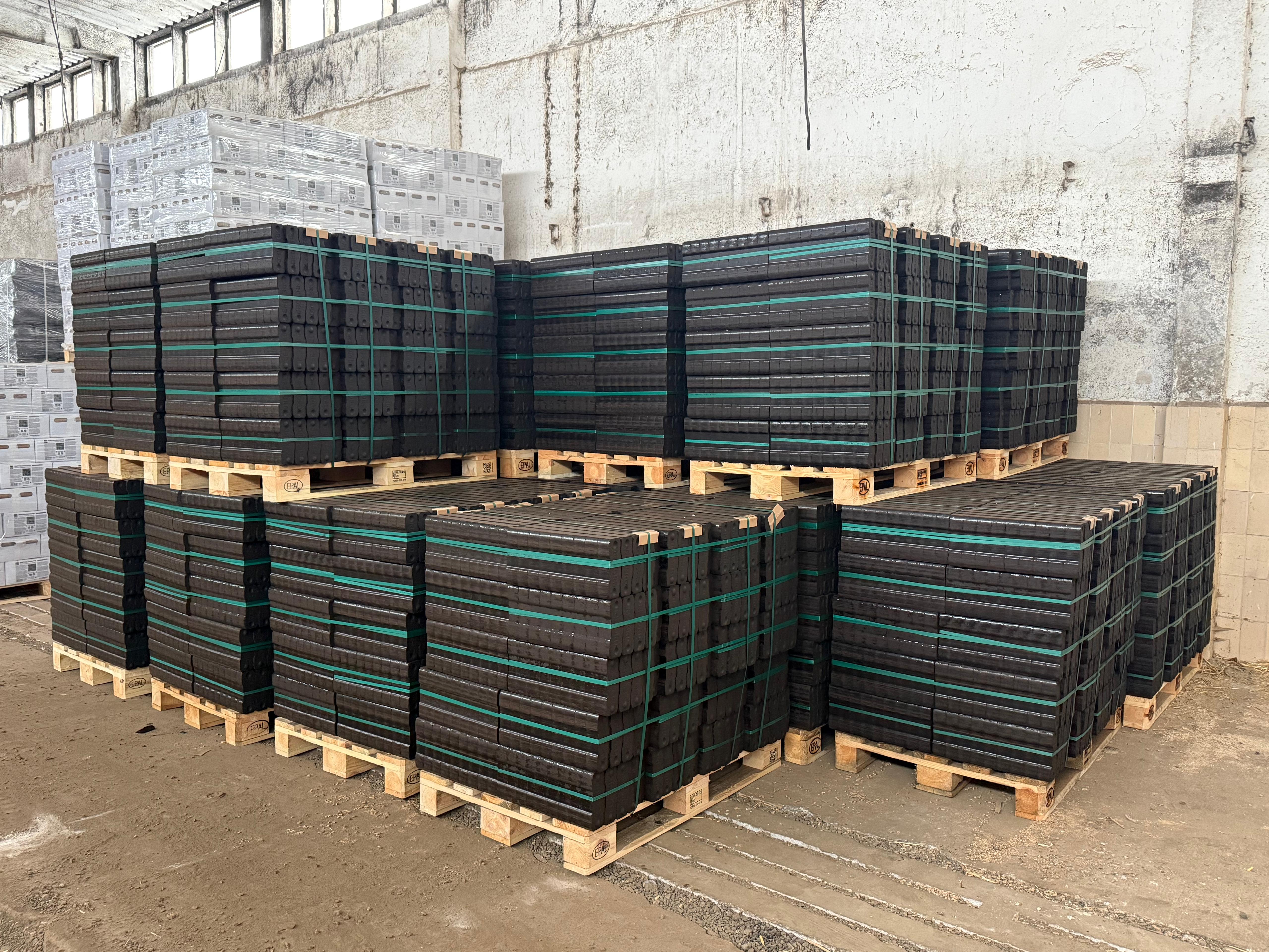 REKORD® kohle Briketts 1 Palette 1000kg a 25kg 40 Pakete